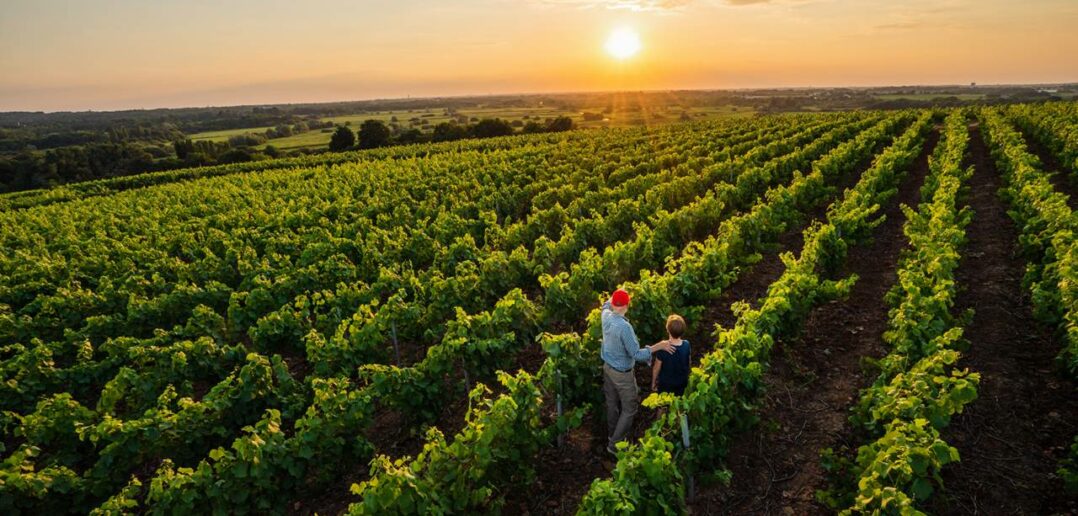 Wengert: Definition, Vorteile, Nachteile und was es mit der Arbeit im Weinberg auf sich hat (Foto: AdobeStock - 221399482 jackfrog)